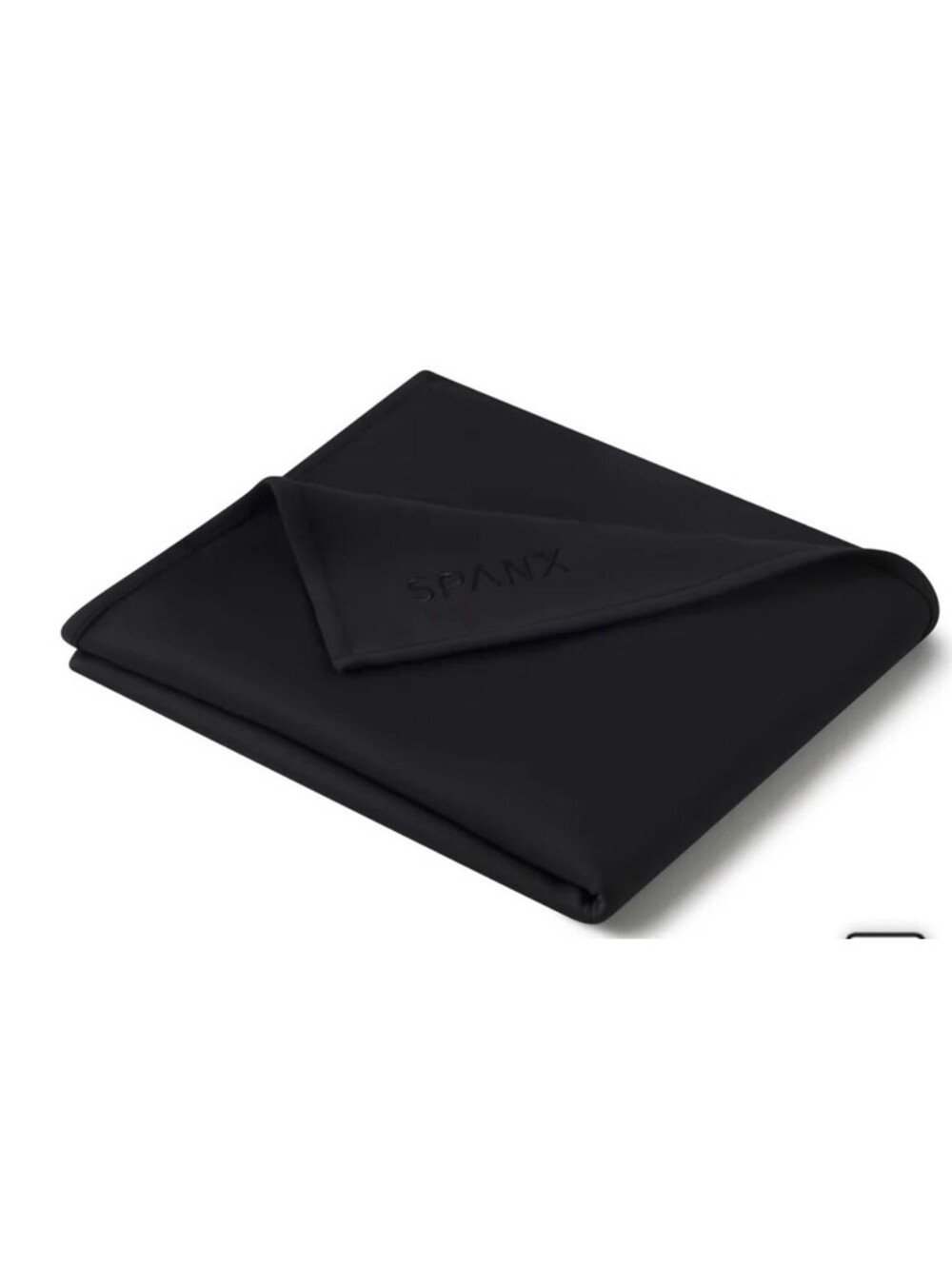 NEW! $98 SPANX AirEssential Luxe Soft Stretch Blanket Black NWT  Throw 50x60